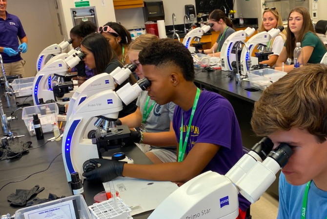 2022 TCU nursing camp students